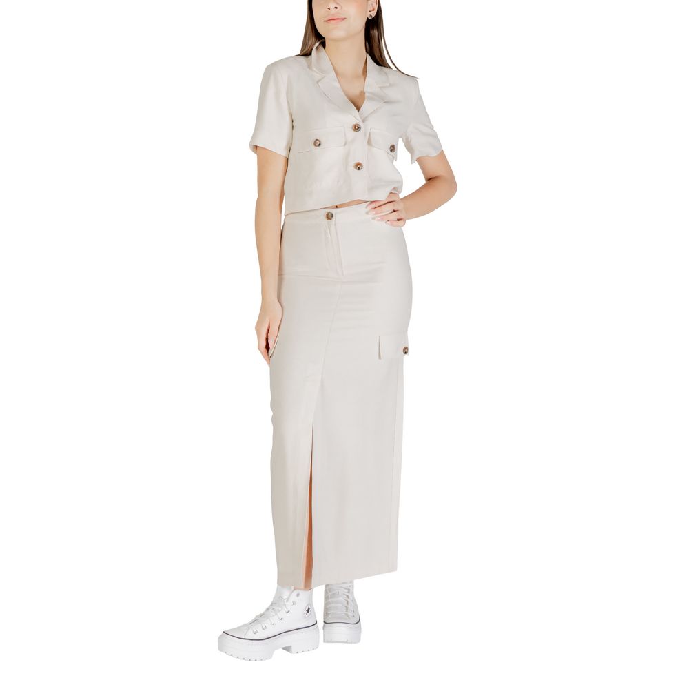 Jacqueline De Yong JDYLuna Bicolor Viscose Maxi Skirt