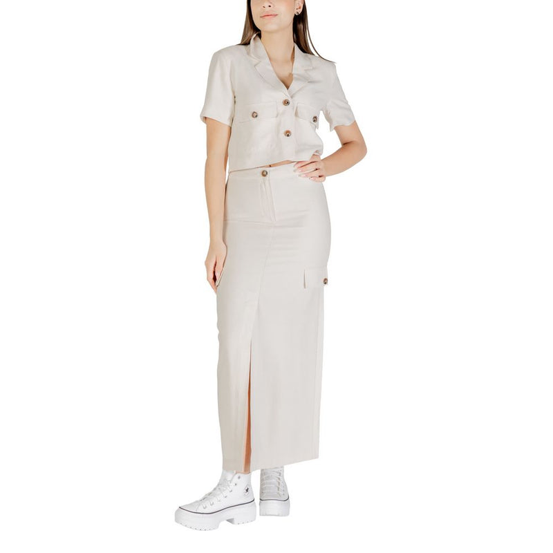 Jacqueline De Yong JDYLuna Bicolor Viscose Maxi Skirt