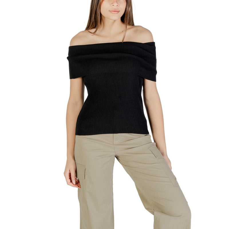 Only Onlelectra Life Off Shoulder Sweater - Black