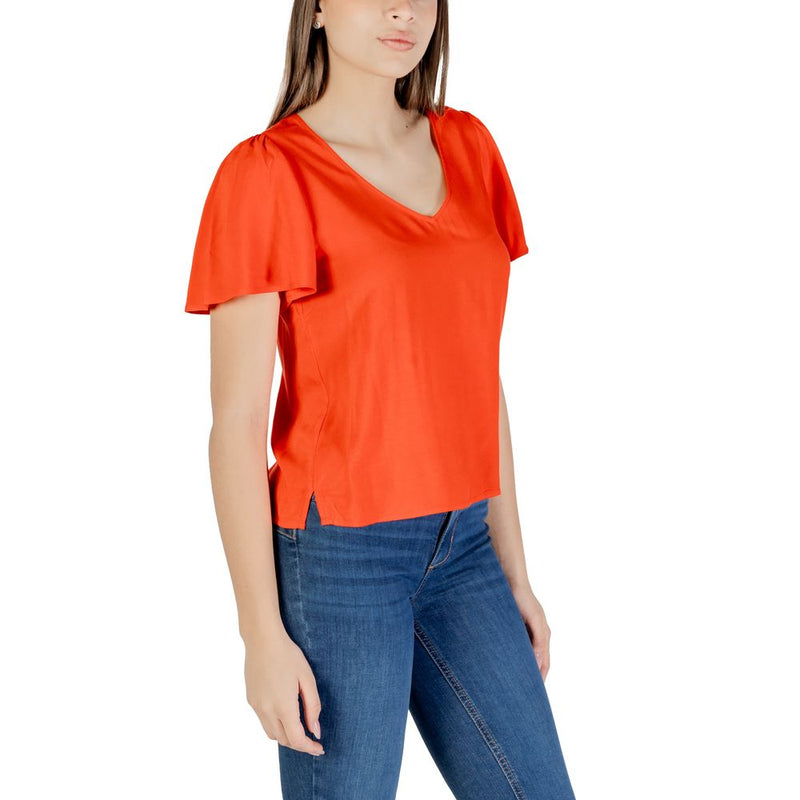 Vero Moda Vmeasy Joy Blouse Rouge en Viscose pour Femme