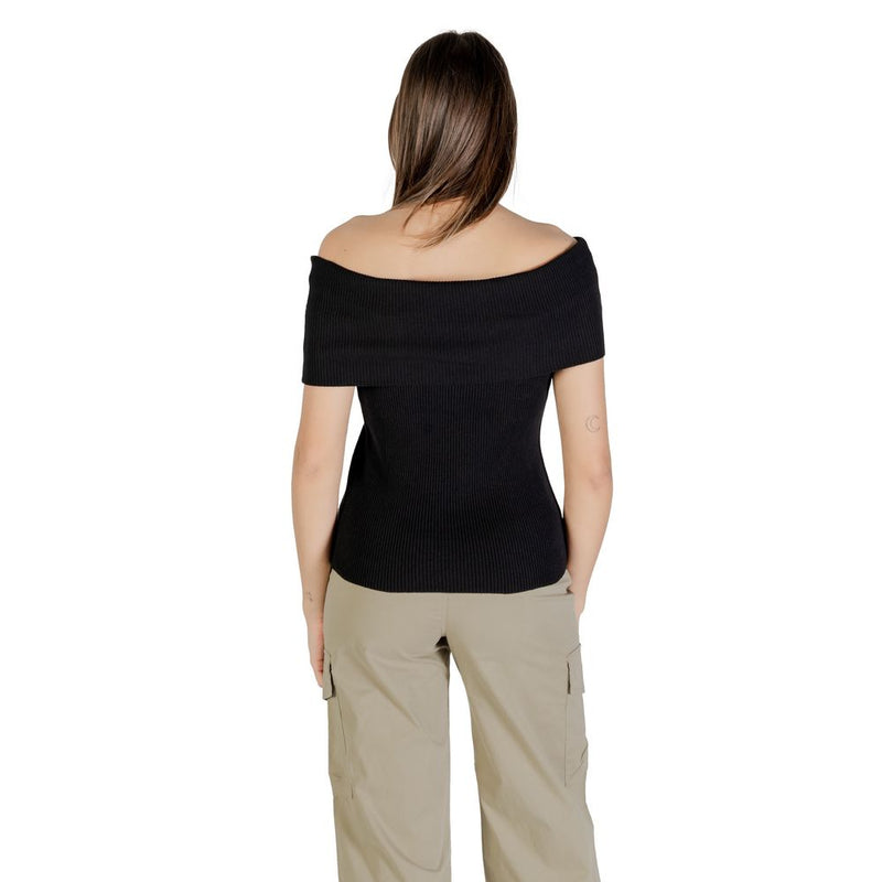Only Onlelectra Life Off Shoulder Sweater - Black