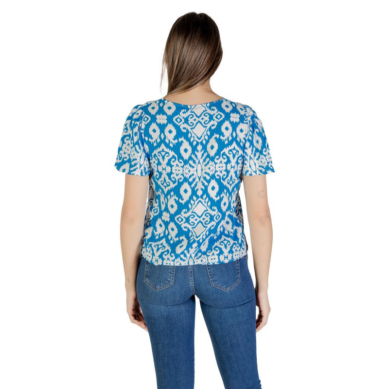 Vero Moda Vmeasy Joy Blouse en Viscose Bleue pour un Style Décontracté