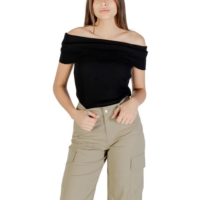 Only Onlelectra Life Off Shoulder Sweater - Black