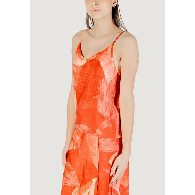 Vila Clothes Vidolira Ela Red Singlet Top pour Femmes
