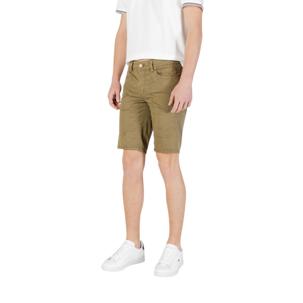 Short Bermuda en coton vert de Jeckerson