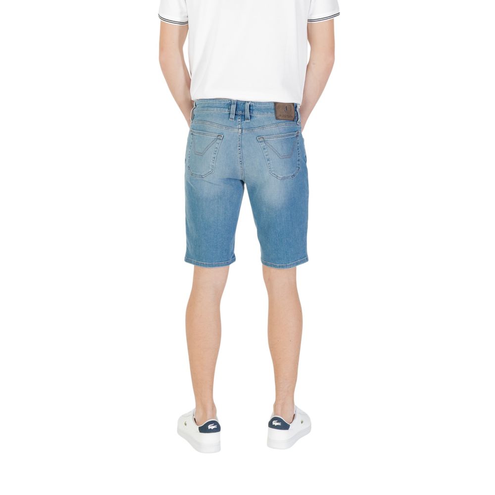 Jeckerson JAYDEN Bermuda Shorts en Coton Bleu Clair