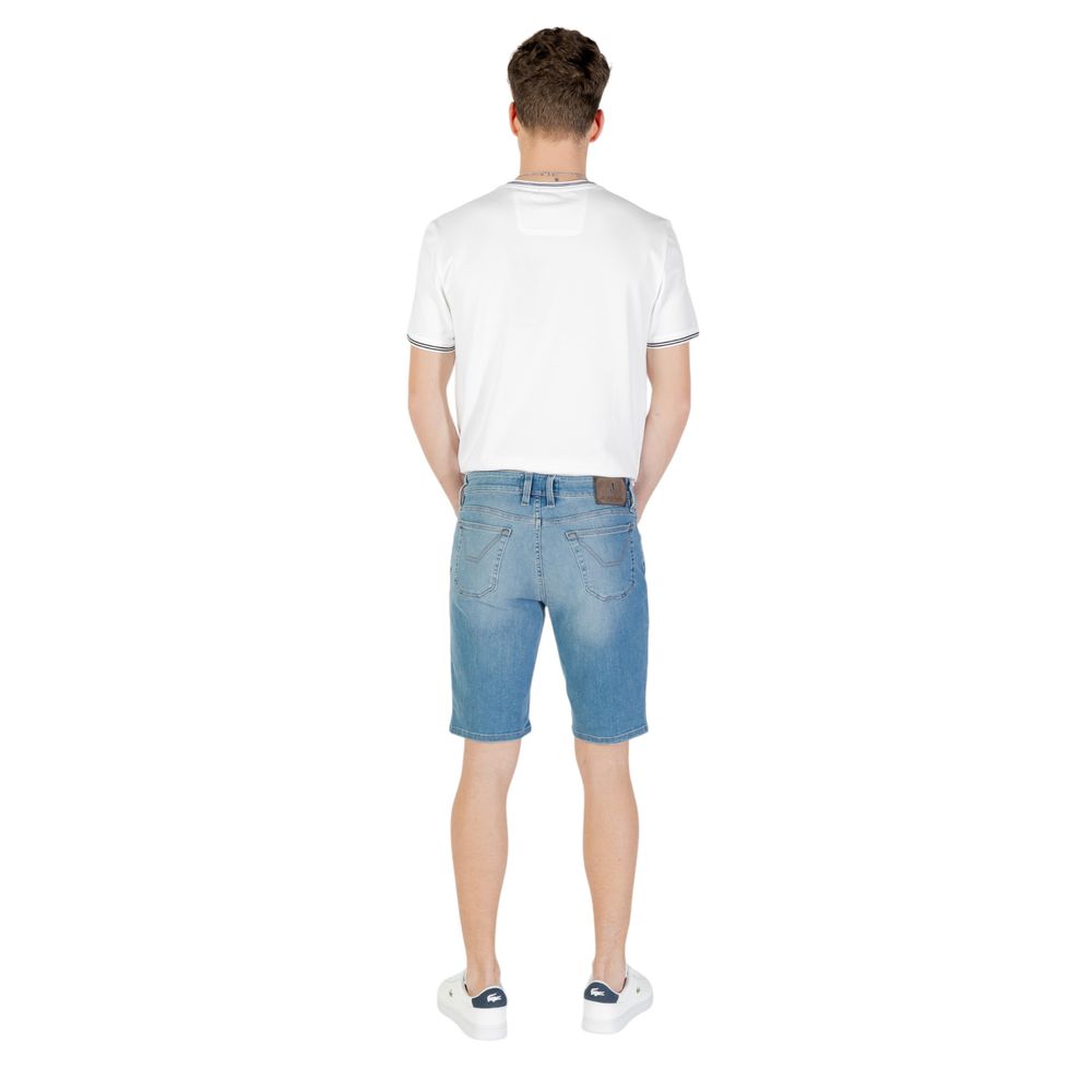 Jeckerson JAYDEN Bermuda Shorts en Coton Bleu Clair