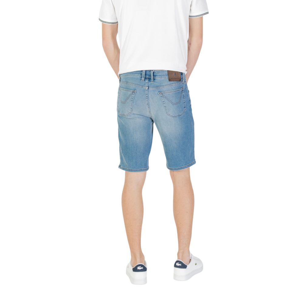 Short Bermuda en coton bleu clair de Jeckerson
