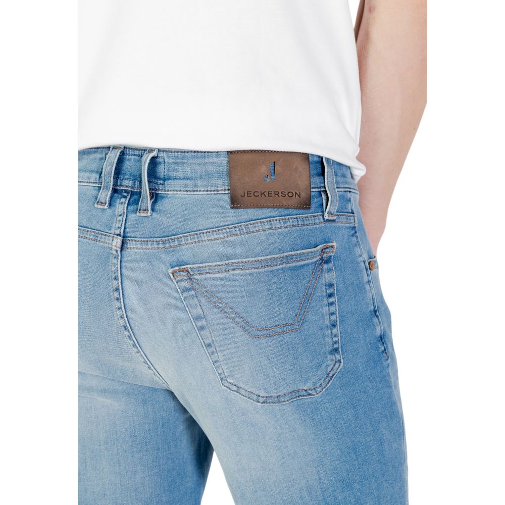 Jeckerson JAYDEN Bermuda Shorts en Coton Bleu Clair