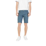 Jeckerson JAYDEN Bermuda Shorts en Coton Bleu