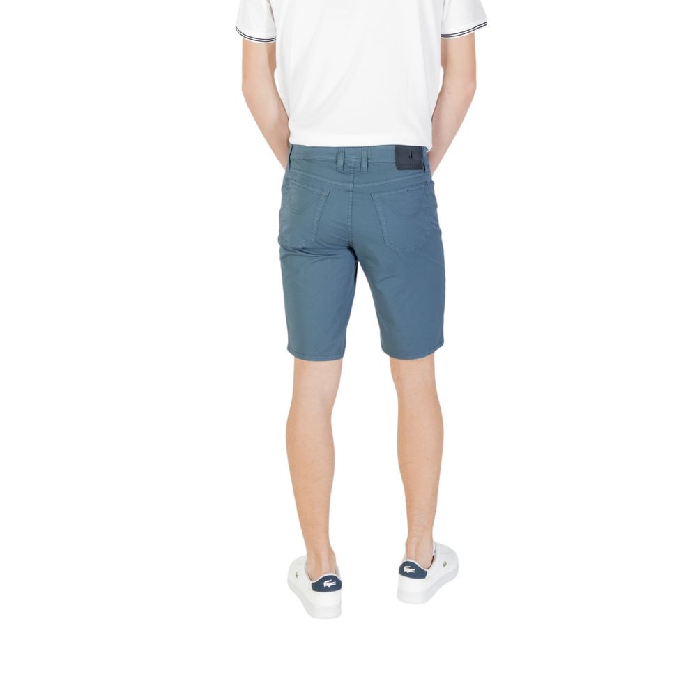 Short Bermuda en coton bleu de Jeckerson