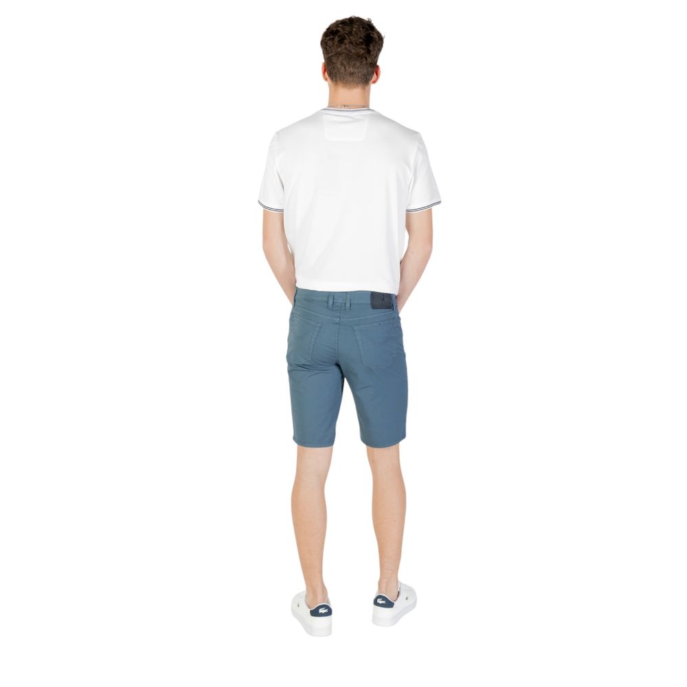 Jeckerson JAYDEN Bermuda Shorts en Coton Bleu