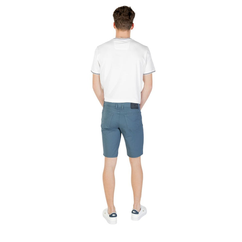 Jeckerson JAYDEN Bermuda Shorts en Coton Bleu