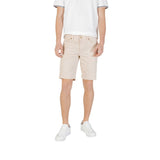 Jeckerson JAYDEN Bermuda Shorts Beige en Coton