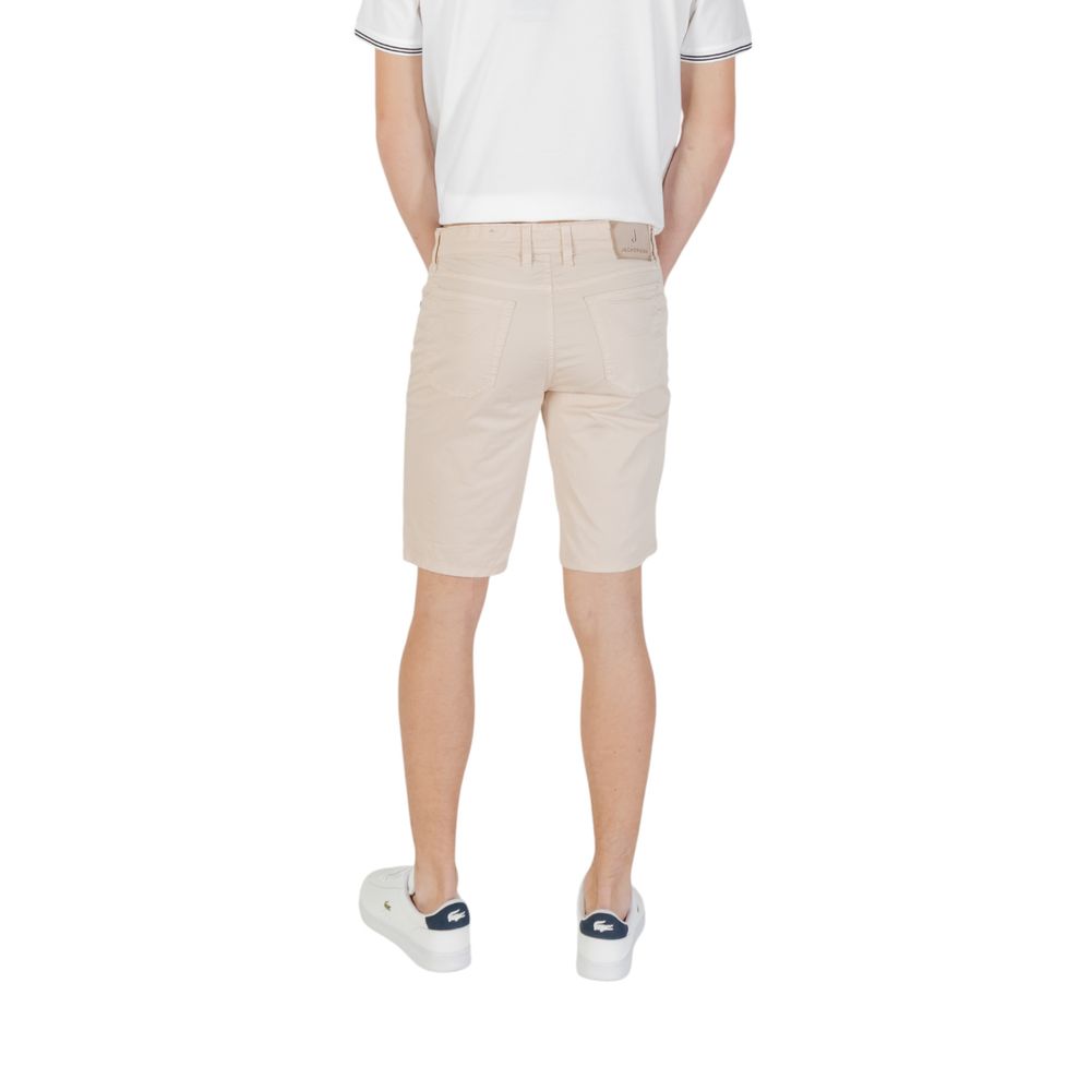 Jeckerson JAYDEN Bermuda Shorts Beige en Coton