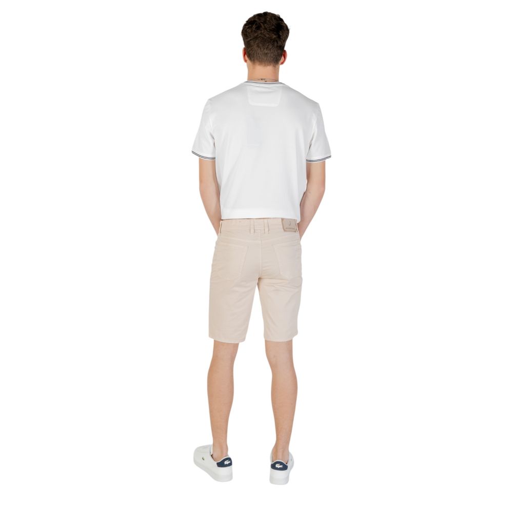 Jeckerson JAYDEN Bermuda Shorts Beige en Coton