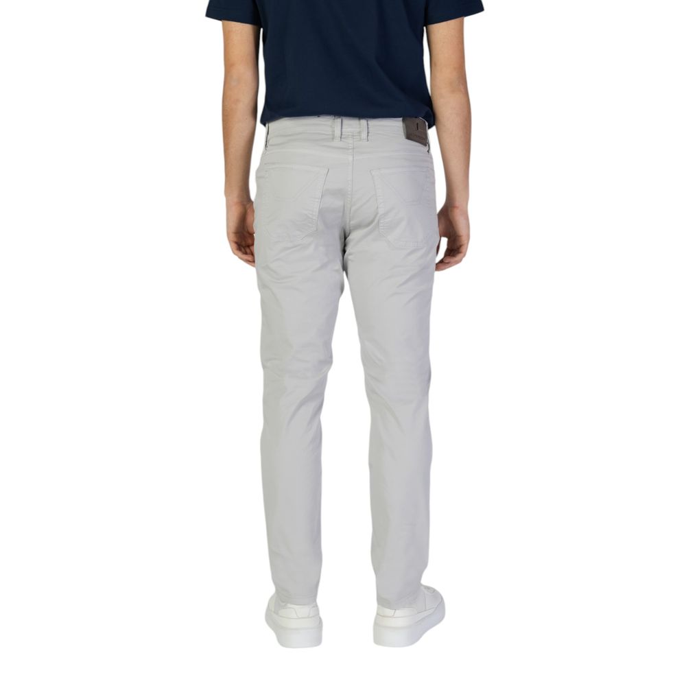 Jeckerson Gray Cotton Skinny Pant - Model JOHN 5 POCKETS