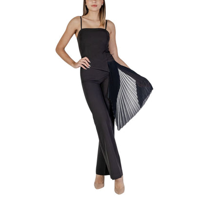 Rinascimento Black Polyester Jumpsuit