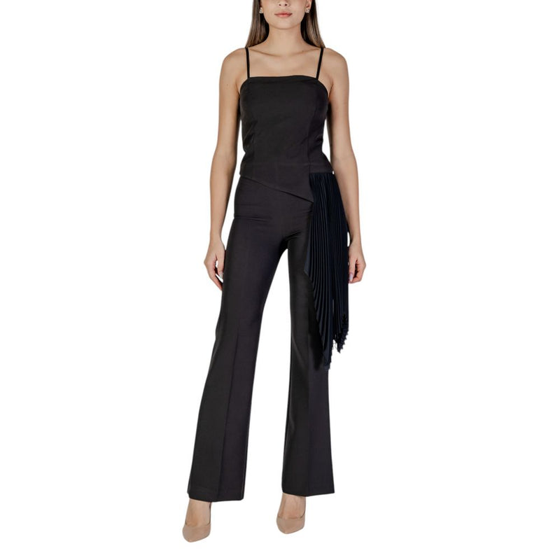Rinascimento Black Polyester Jumpsuit - CFC0122471003