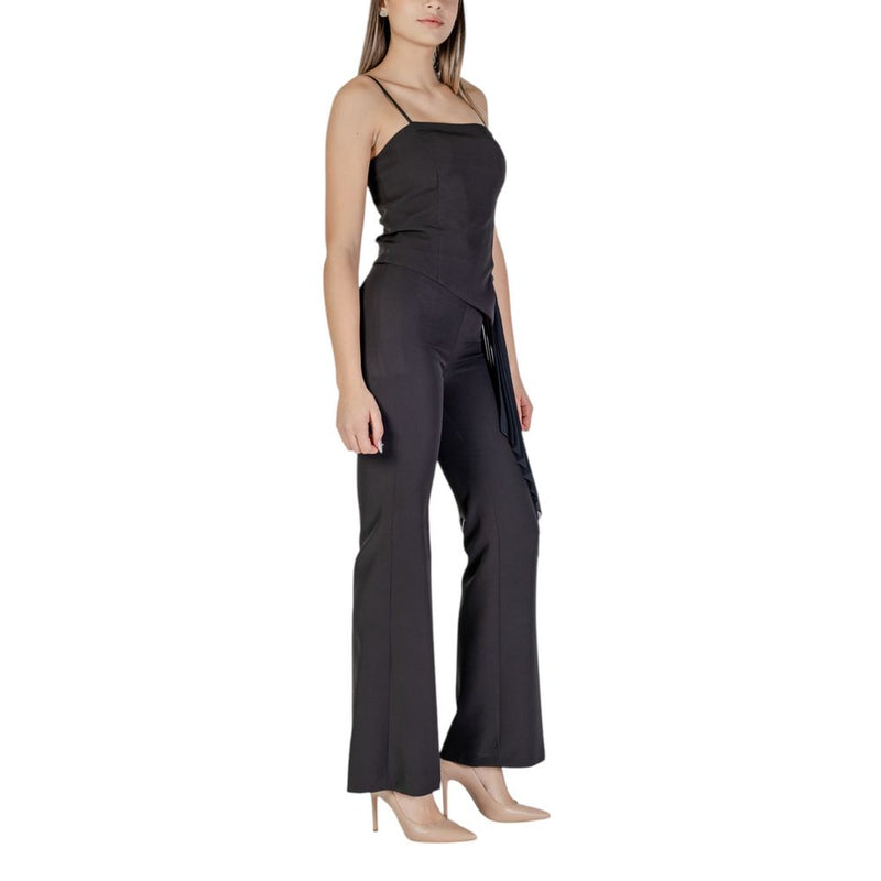 Rinascimento Black Polyester Jumpsuit - CFC0122471003