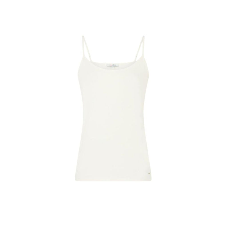 Morgan De Toi Top en Coton Crème pour Femmes