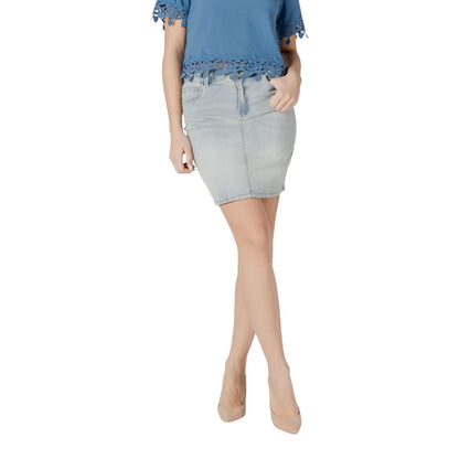 Morgan De Toi Mini en coton bleu