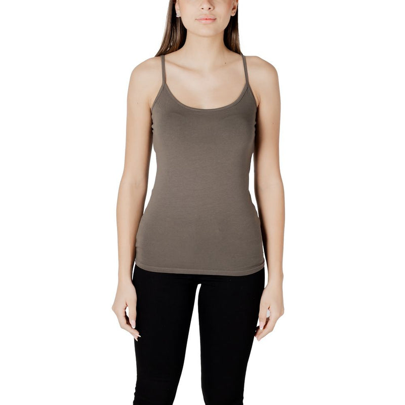 Morgan De Toi 242-BASIC Débardeur Vert - Indispensable de Votre Garde-Robe