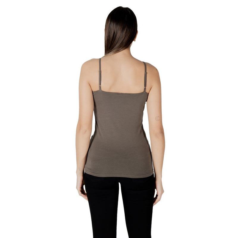Morgan De Toi 242-BASIC Débardeur Vert - Indispensable de Votre Garde-Robe