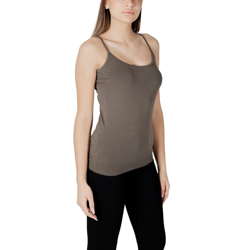 Morgan De Toi 242-BASIC Débardeur Vert - Indispensable de Votre Garde-Robe