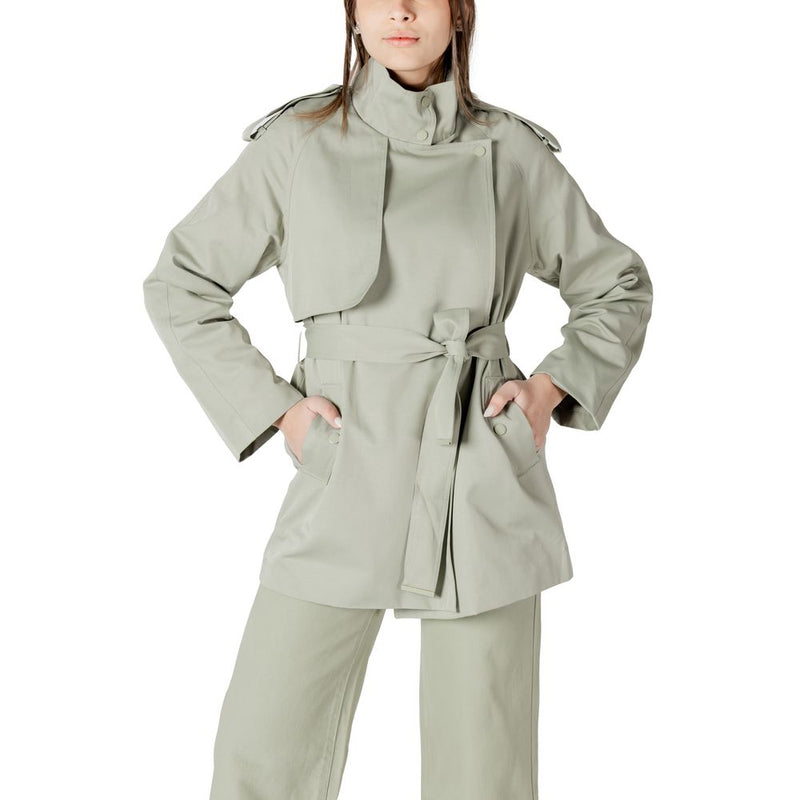 Morgan De Toi Parka Verte en Coton pour Femmes - Élégante et Durable
