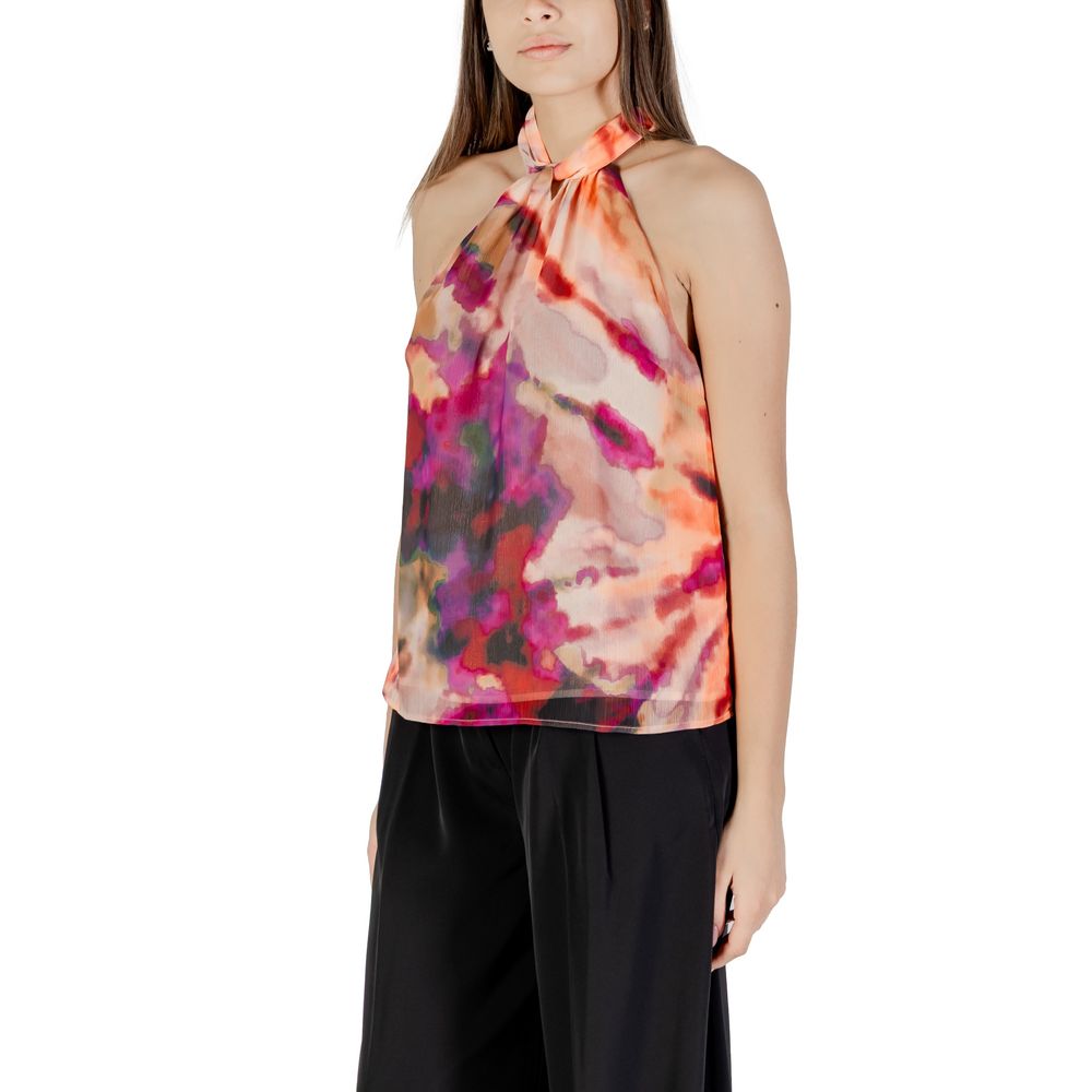 Morgan De Toi Pink Recycled Polyester Blouse