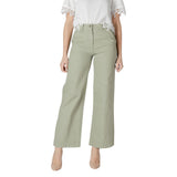 Morgan De Toi Jean Relaxed Fit en Coton Vert