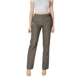 Morgan De Toi CITY 251-PLODI.F Pantalon Vert en Coton pour Femme