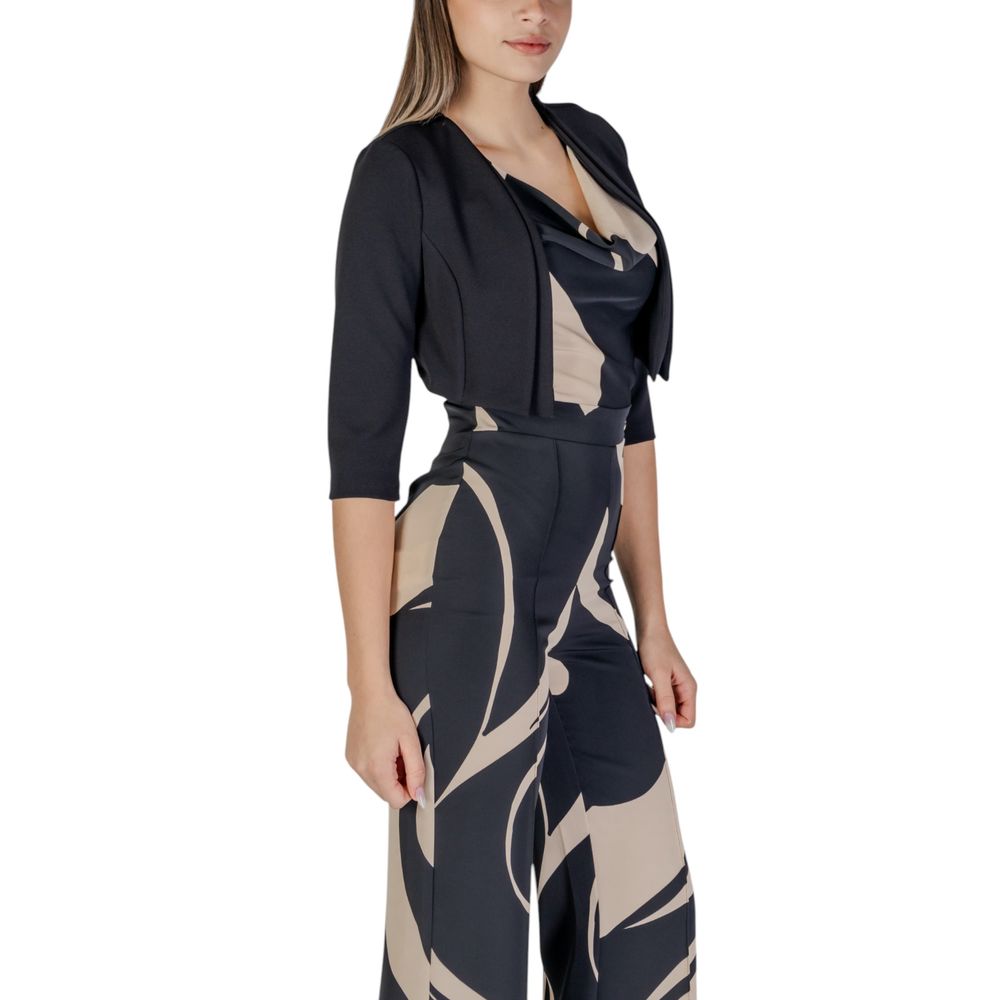 Pull en polyester noir Rinascimento