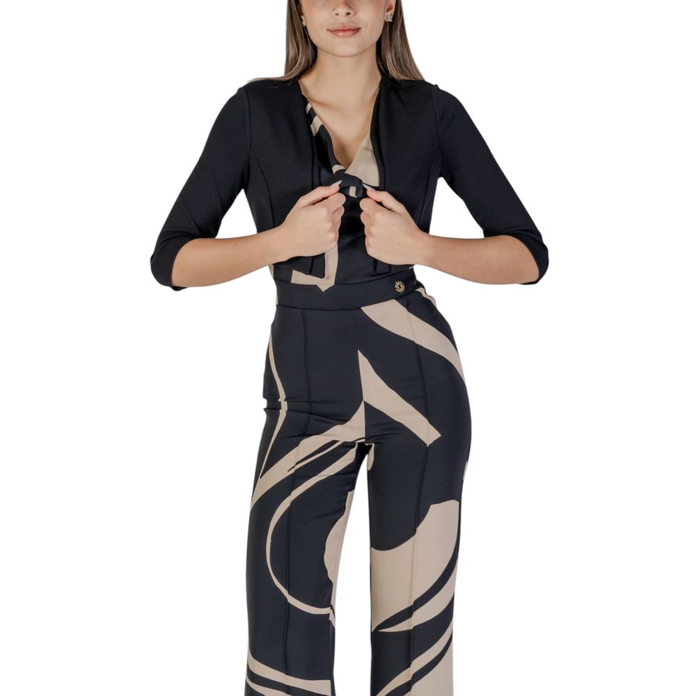 Pull en polyester noir Rinascimento