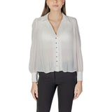 Morgan De Toi Blouse Blanche en Polyester - Élégante et Polyvalente