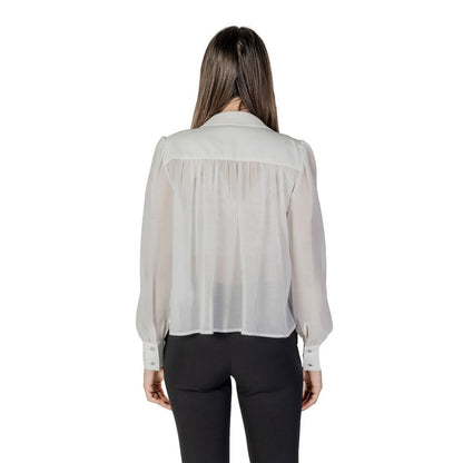 Morgan De Toi White Polyester Blouse