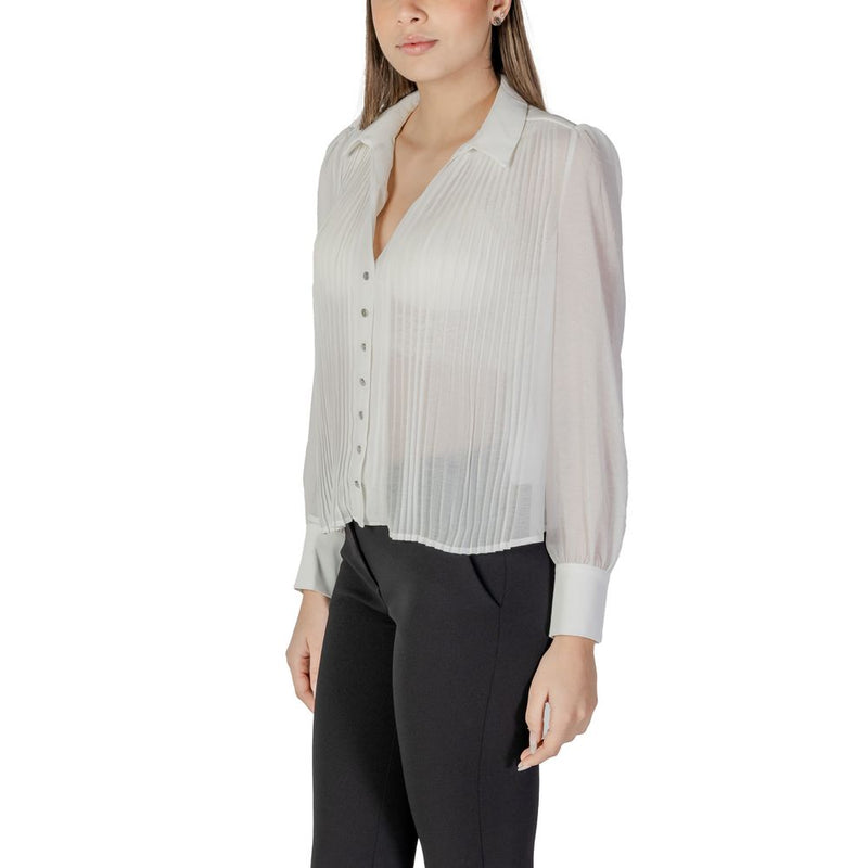 Morgan De Toi Blouse Blanche en Polyester - Élégante et Polyvalente