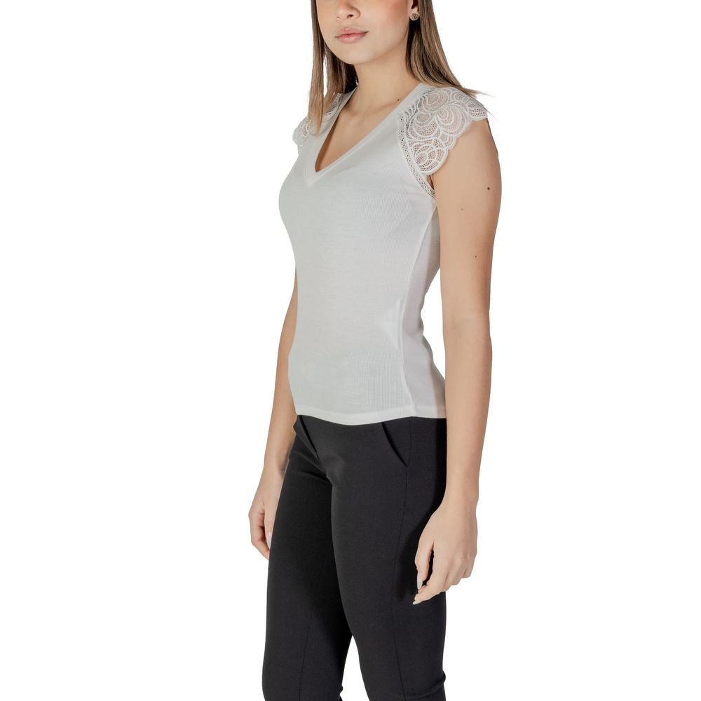 Morgan De Toi White Recycled Polyester Tank Top