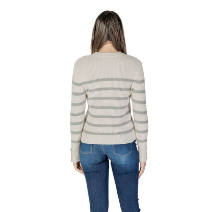 Morgan De Toi Cream Cotton Sweater