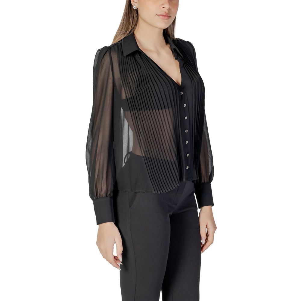 Morgan De Toi Blouse Noire en Polyester - Élégante et Polyvalente