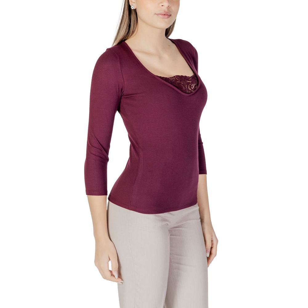 Morgan De Toi Purple Viscose Long Sleeve