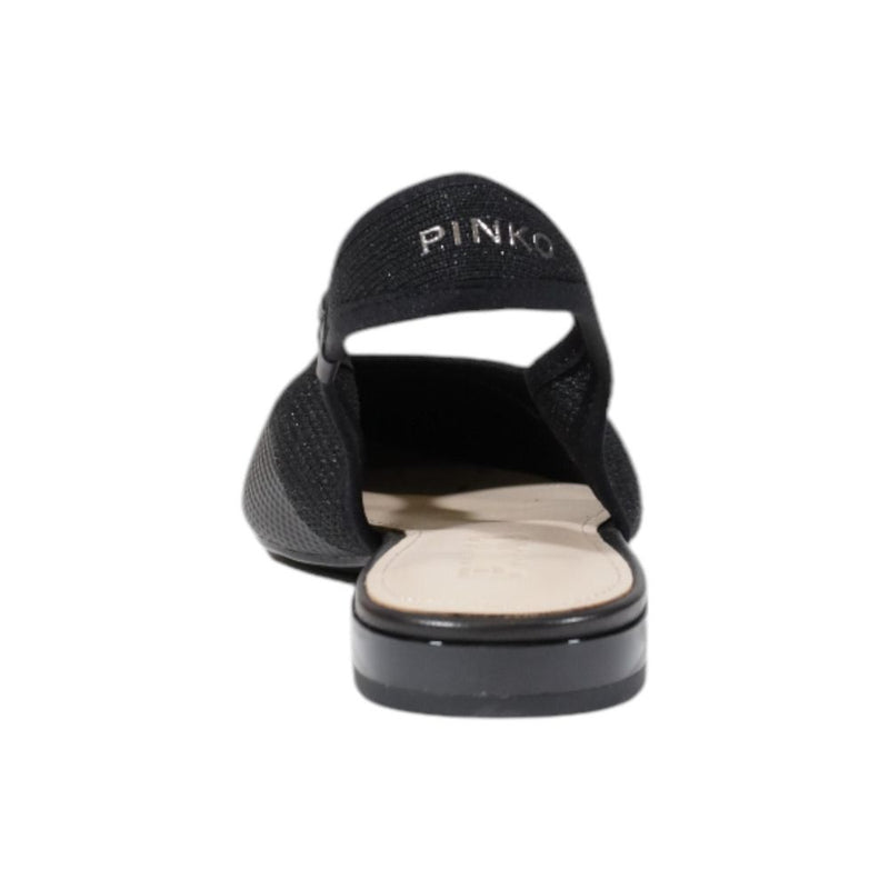 PINKO GIANIRA 14 Sandales en Cuir Noir pour Femmes