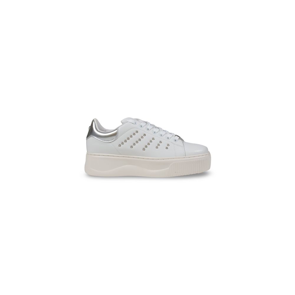 Baskets en cuir blanc Cult
