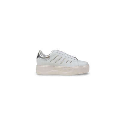 Baskets en cuir blanc Cult