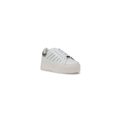 Baskets en cuir blanc Cult