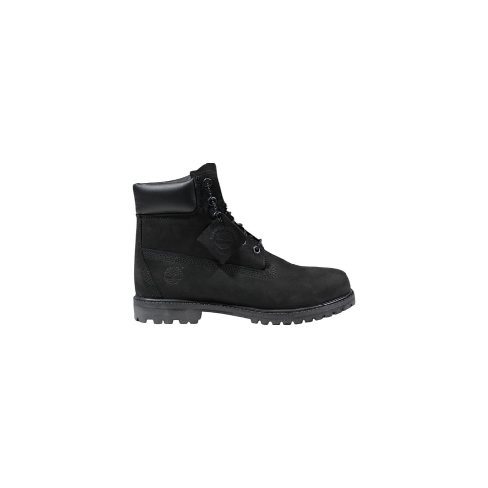 Timberland Black Leather Premium 6 Inch Lace Waterproof Boots