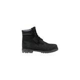 Timberland Black Leather Premium 6 Inch Lace Waterproof Boots