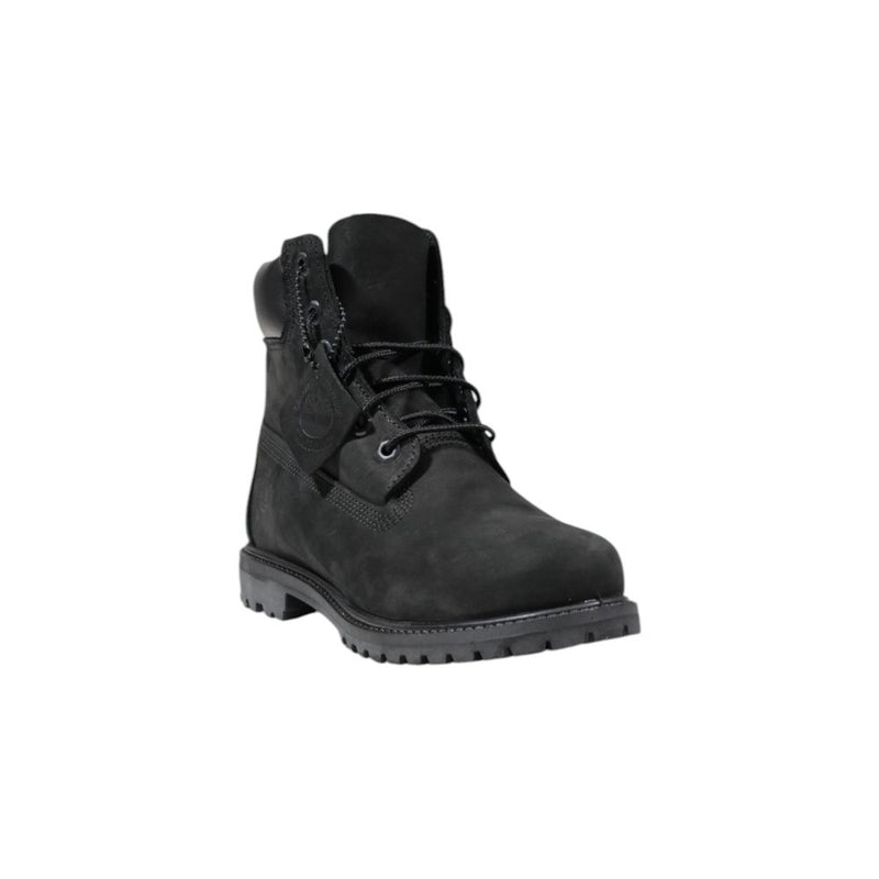Timberland Black Leather Premium 6 Inch Lace Waterproof Boots
