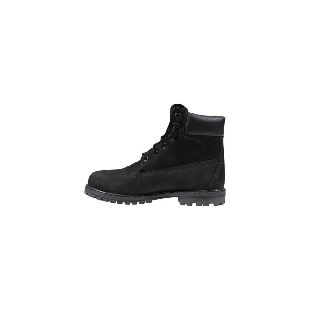 Timberland Black Leather Premium 6 Inch Lace Waterproof Boots